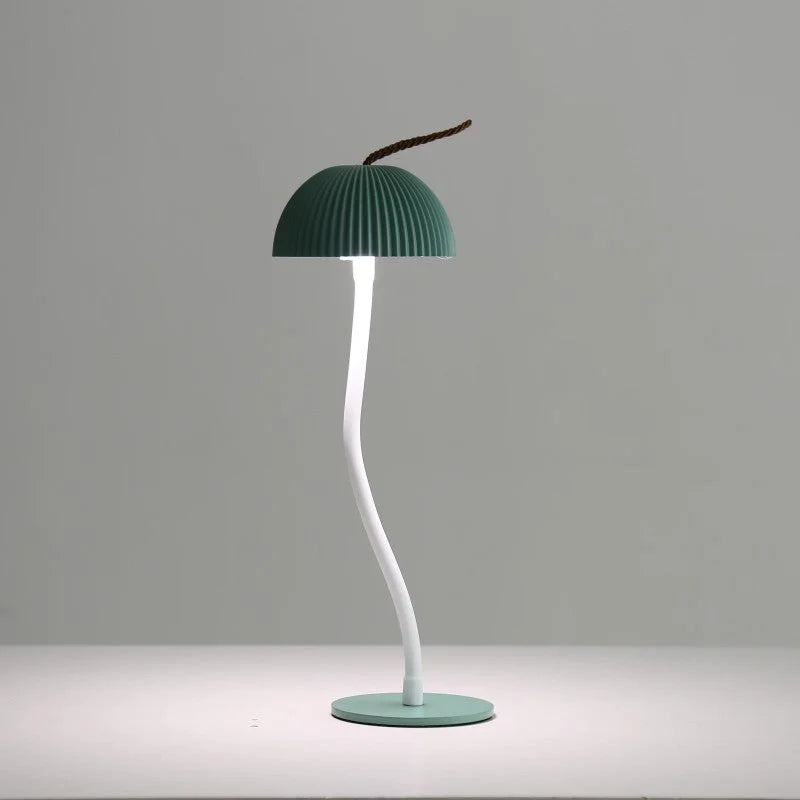 Green Three-dimensional stripes Sleek Minimalist LED
