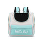 Green Transparent Pet Carrier Backpack for Cats and Small