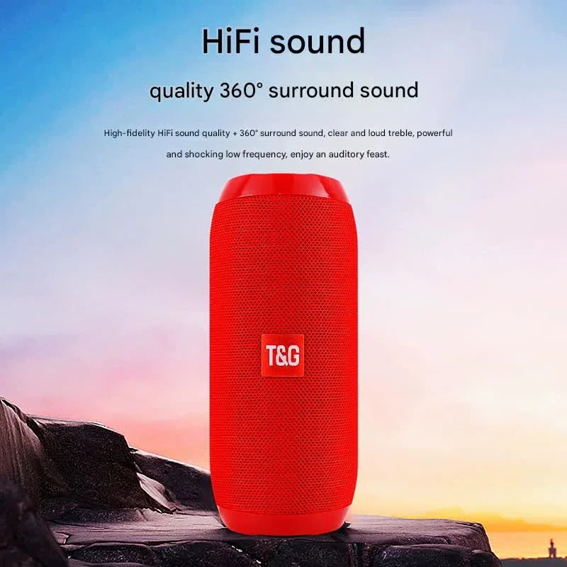 Green (triangle blue) Portable Bluetooth Speaker - HiFi 360