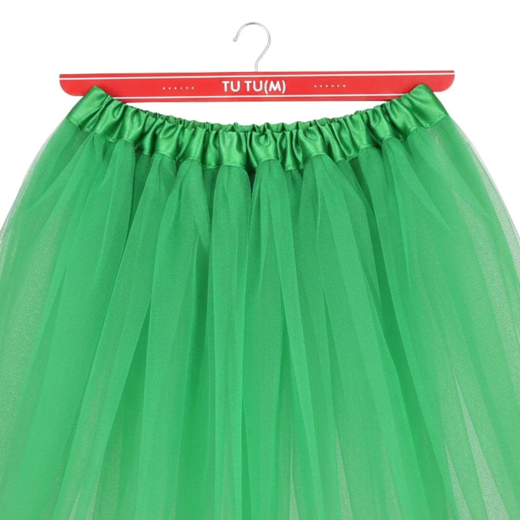 Green Tulle Ballerina Tutu – Medium 3-Layer Adult Costume