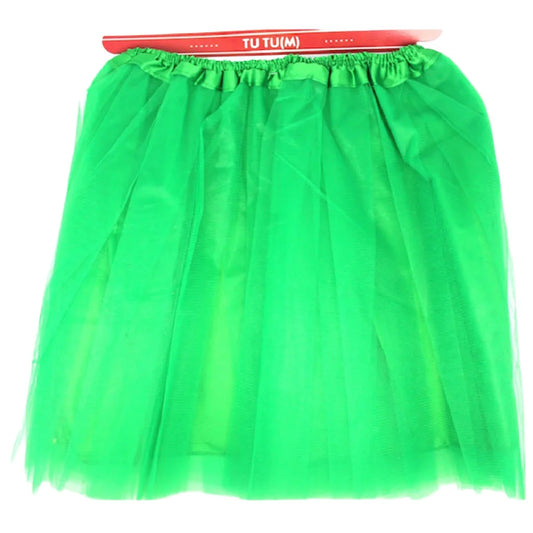 Green Tulle Ballerina Tutu – Medium 3-Layer Adult Costume
