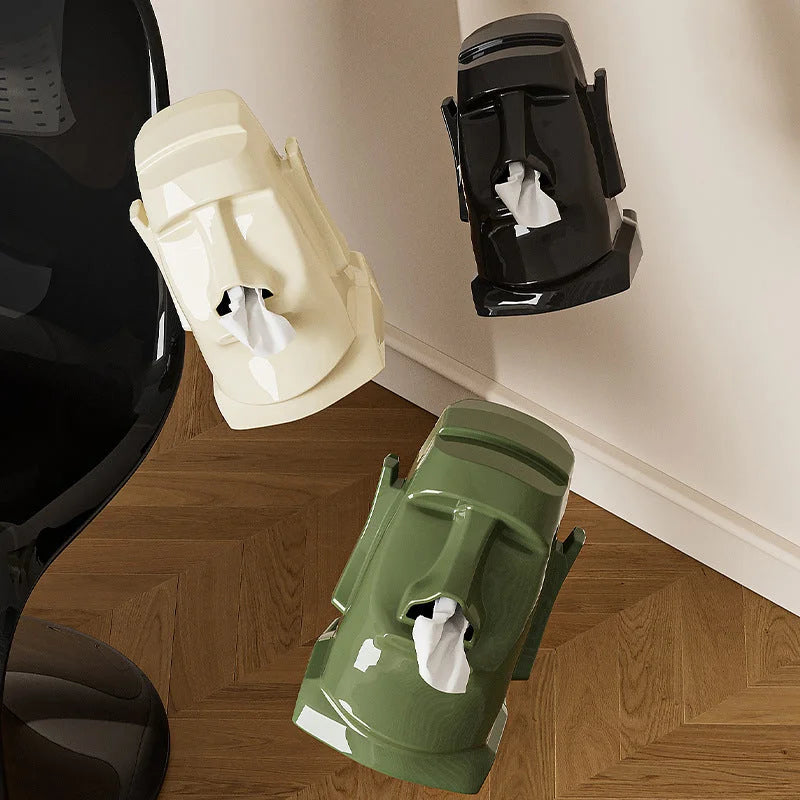 Green Versatile Desktop Headphone Stand & Tissue Box