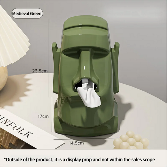 Green Versatile Desktop Headphone Stand & Tissue Box