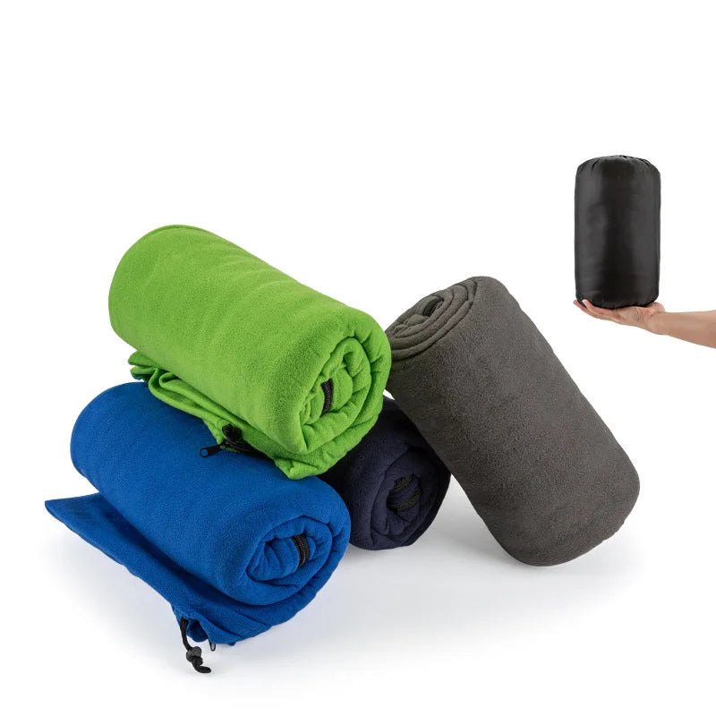 Green Versatile Double-Sided Fleece Bag Liner - Lightweight