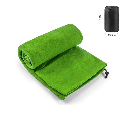 Green Versatile Double-Sided Fleece Bag Liner - Lightweight