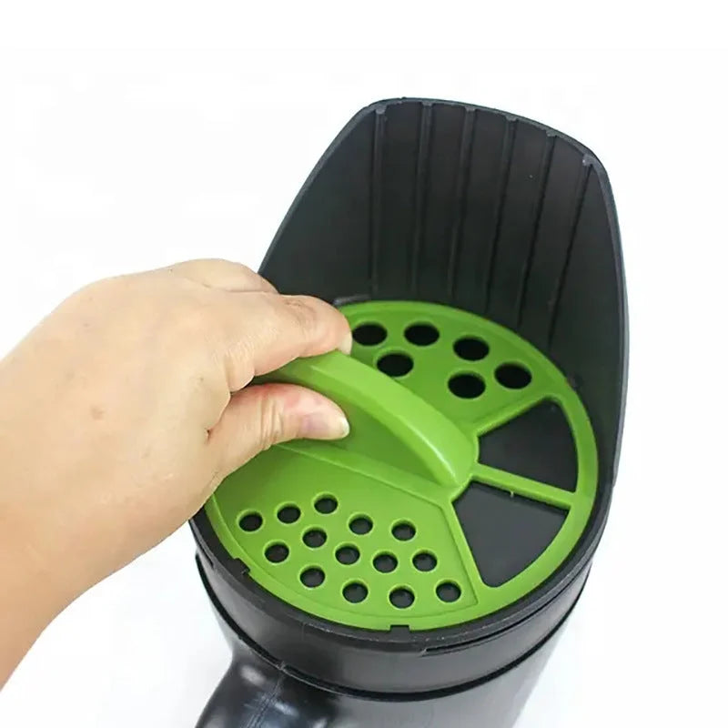 Green with Black Premium Garden Seeder - Versatile Seed