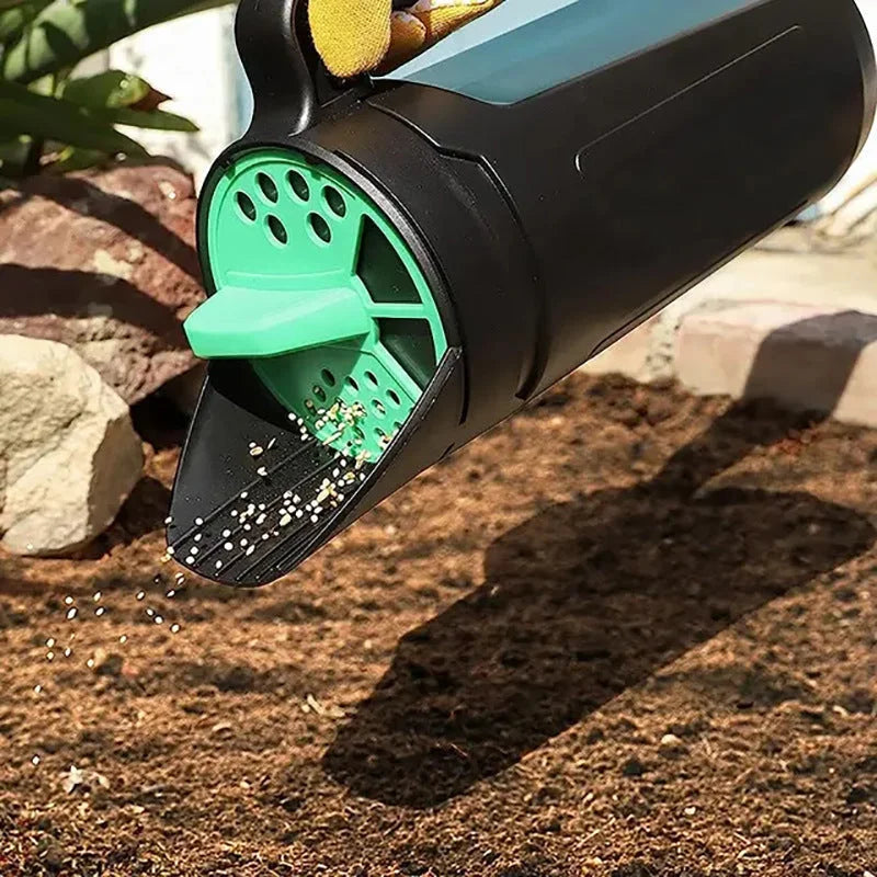 Green with Black Premium Garden Seeder - Versatile Seed