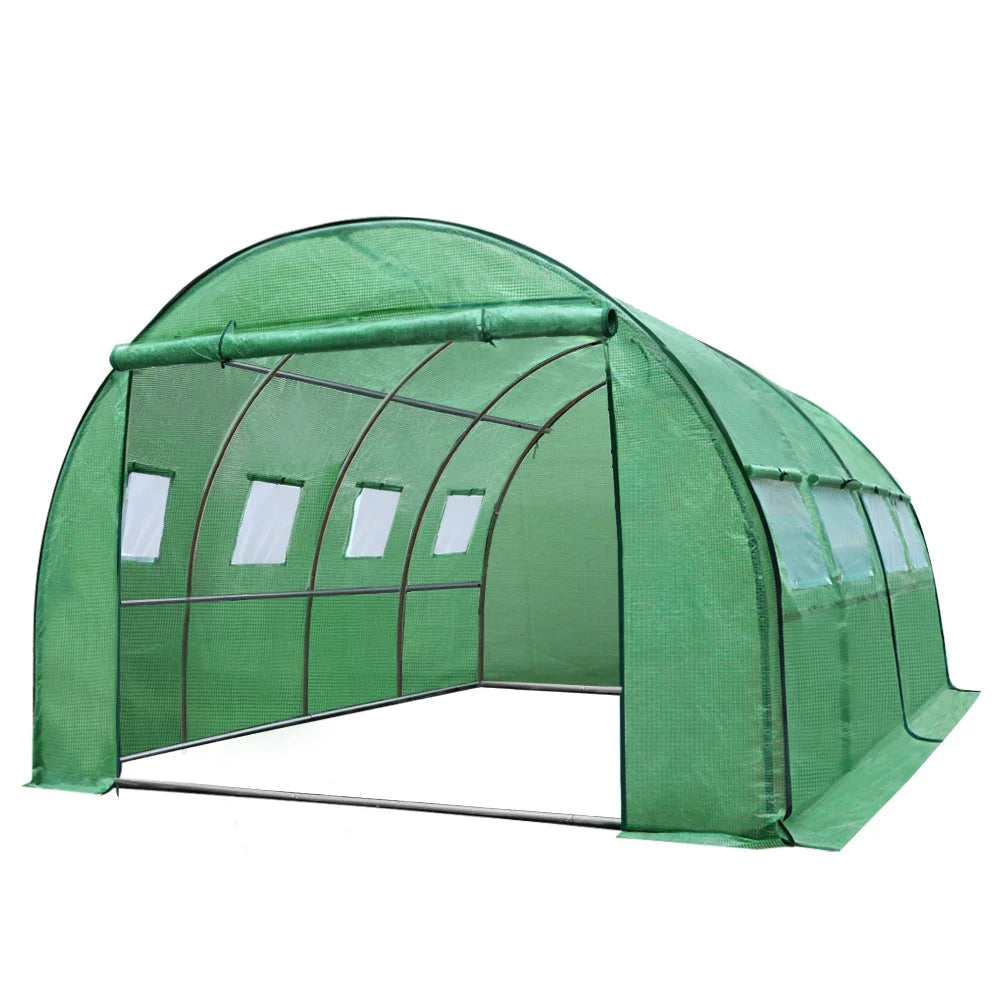 Greenhouse 4X3X2M Garden Shed Polycarbonate Storage Green