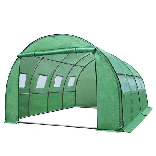 Greenhouse 4X3X2M Garden Shed Polycarbonate Storage Green