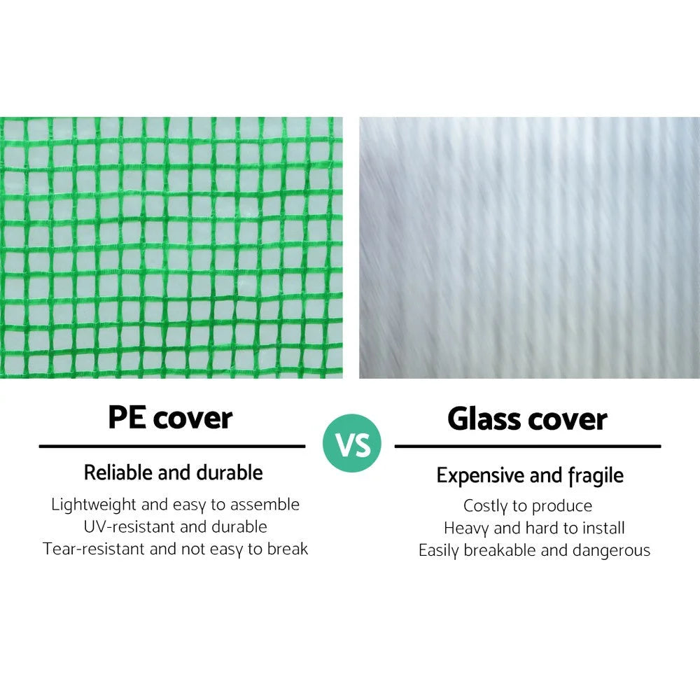 Greenhouse 6MX3M Garden Shed Storage Tunnel Plant Grow