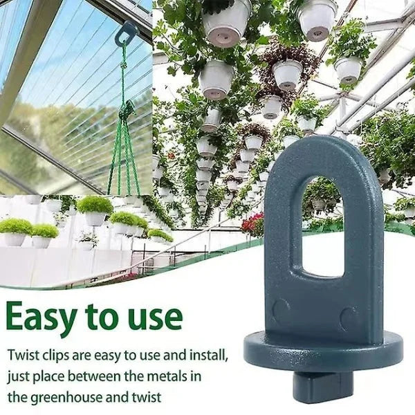 Greenhouse Clamps Set of 50 with Extra Strong Grip