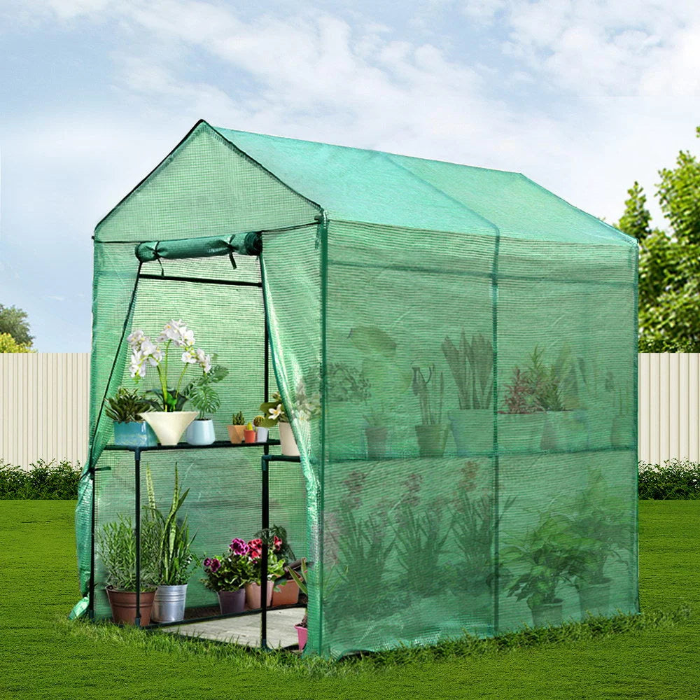Greenhouse Garden Shed Storage Plant Lawn 1.9X1.2M