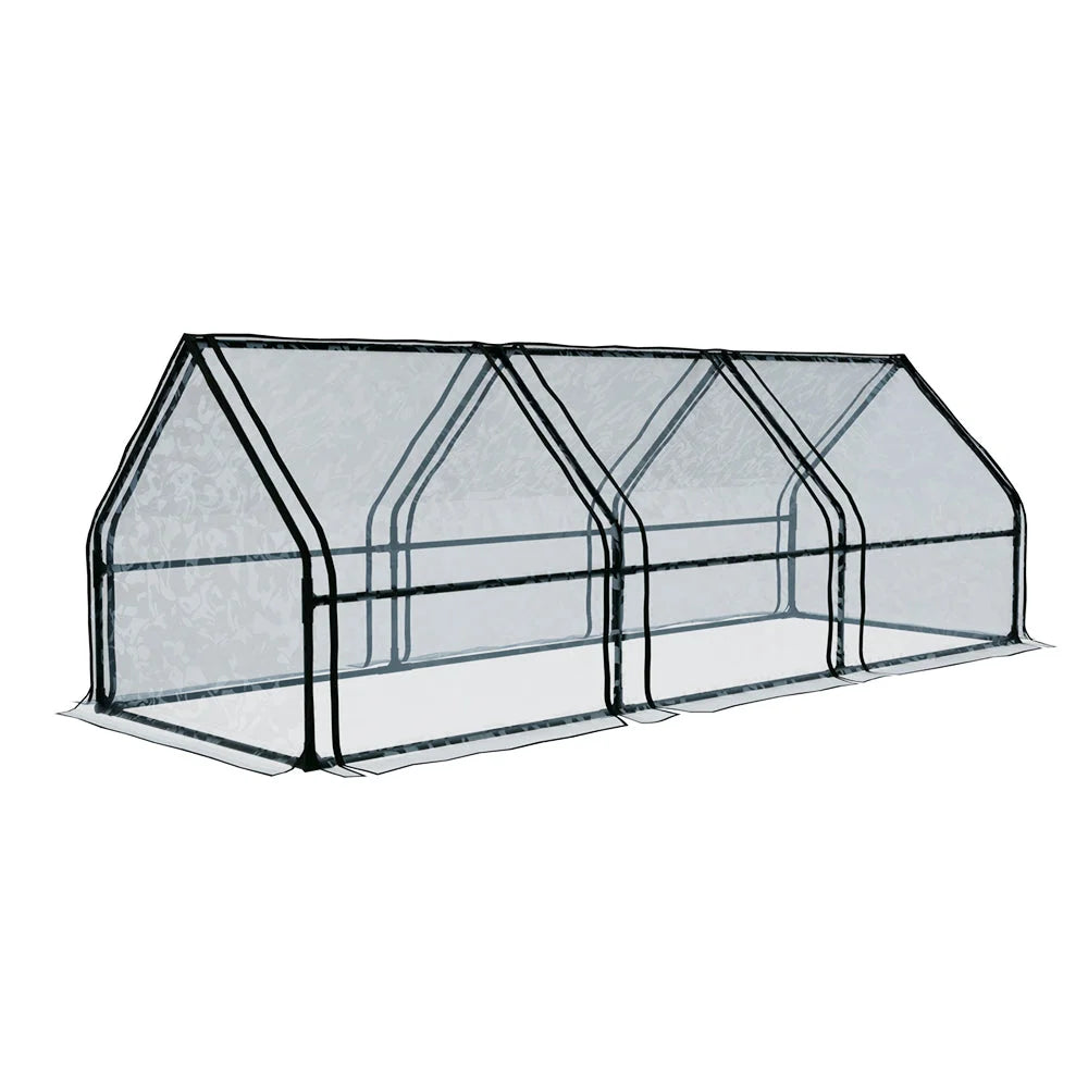 Greenhouse Mini Raised Garden Bed Planter Box 2.7x0.9x0.9M