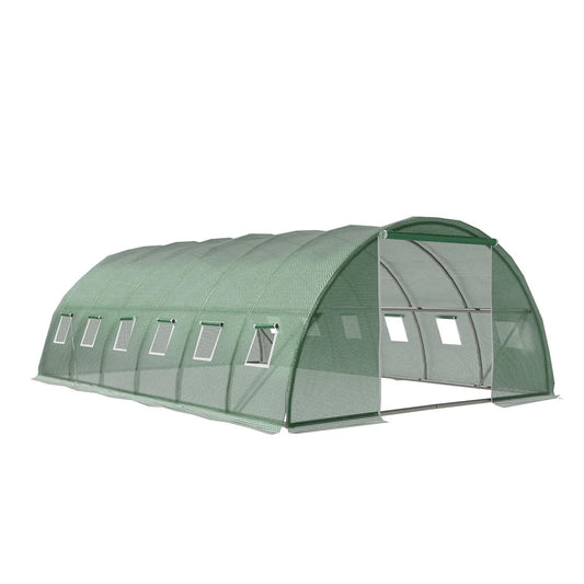 Greenhouse Walk-In Tunnel Plant Garden Shed Dome 6x4x2M