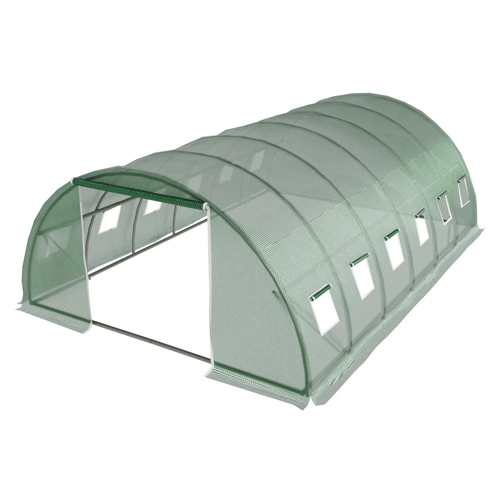 Greenhouse Walk-In Tunnel Plant Garden Shed Dome 6x4x2M