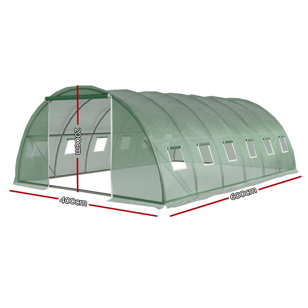 Greenhouse Walk-In Tunnel Plant Garden Shed Dome 6x4x2M