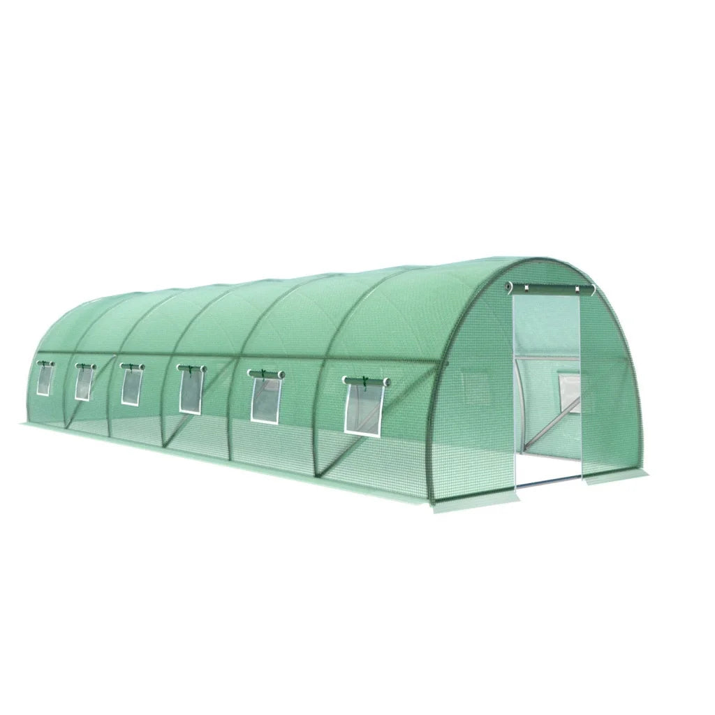 Greenhouse Walk-in Tunnel Plant Garden Shed Dome - 9x3x2M