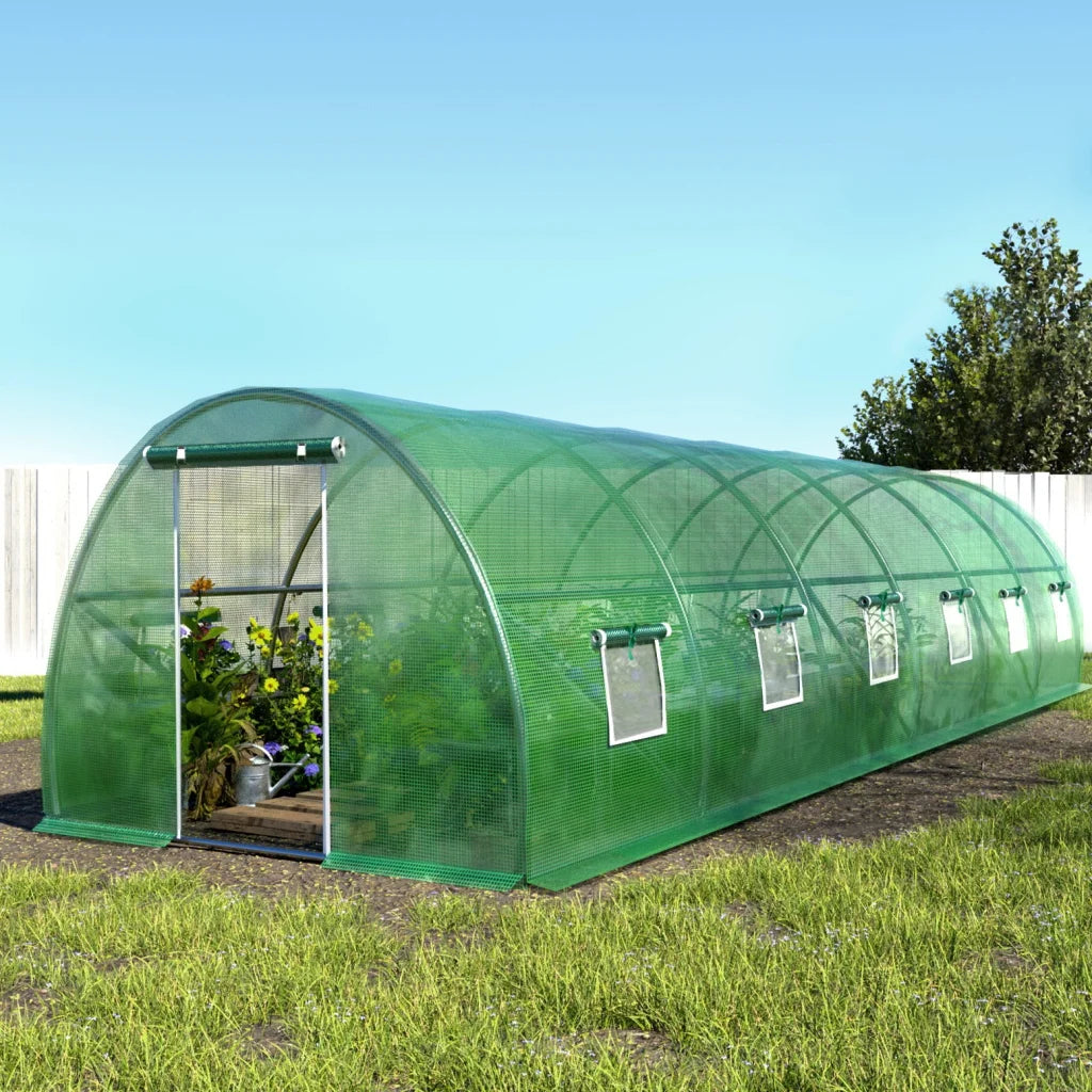 Greenhouse Walk-in Tunnel Plant Garden Shed Dome - 9x3x2M