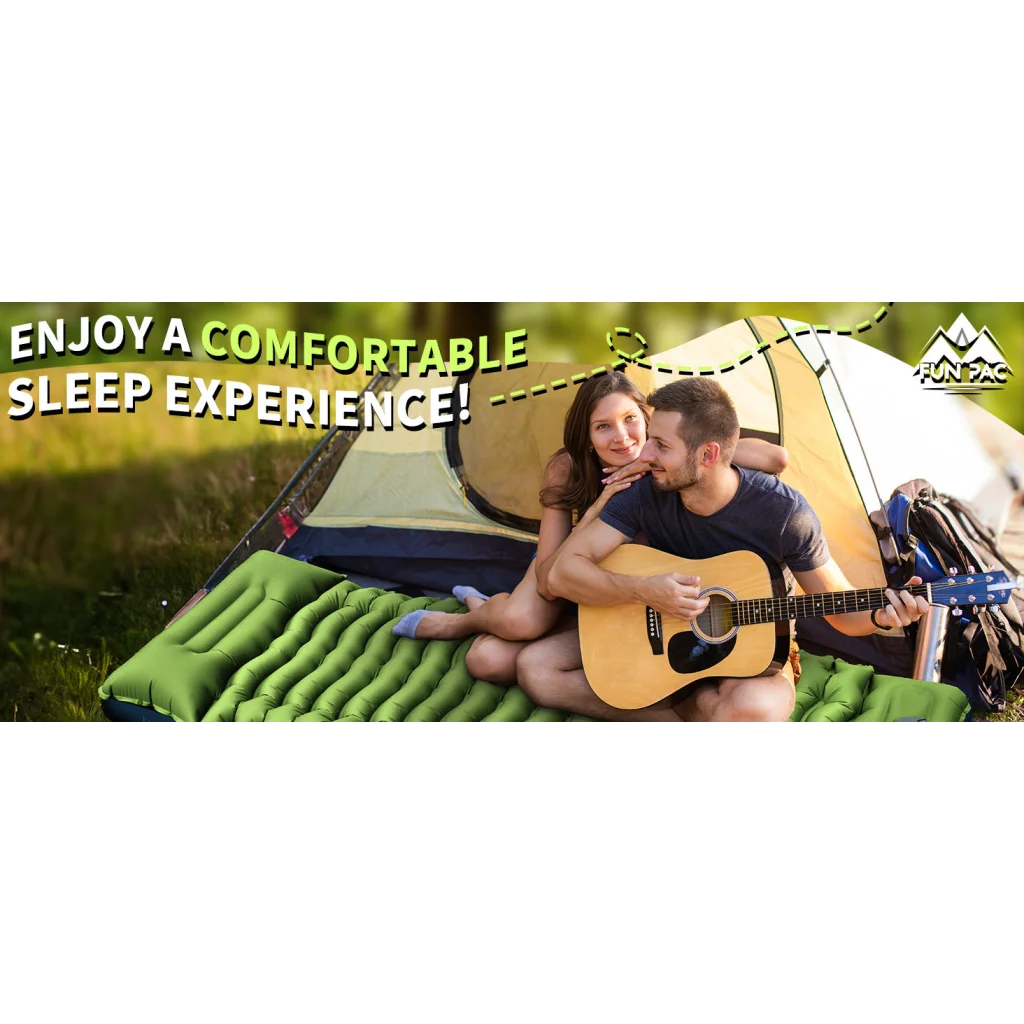 Grey 190cm Ultra-Light Foot Pump Inflatable Camping