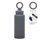 Grey 1L Stainless Steel Water Bottle with Magnetic
