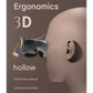 Grey 2-in-1 Blackout Sleep Mask with Integrated Noise