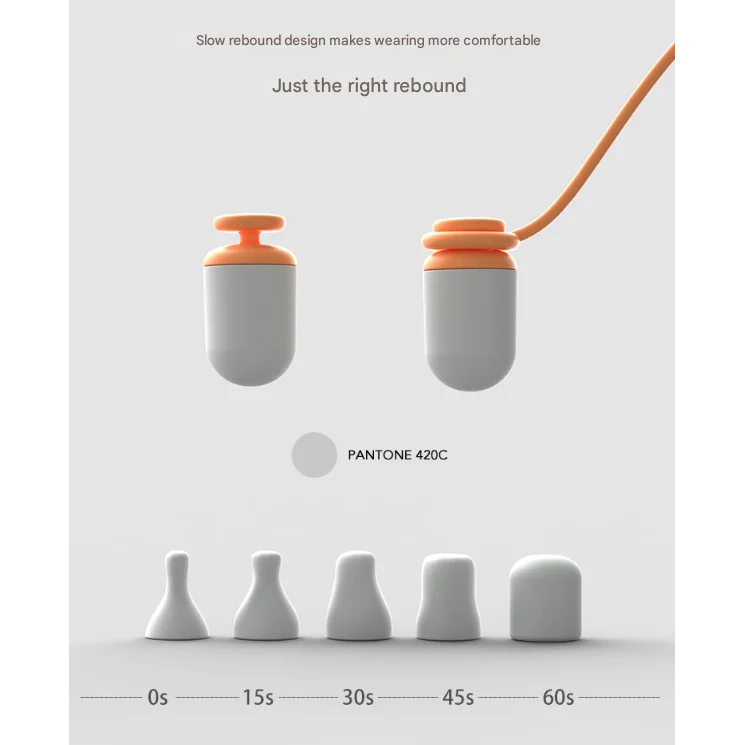 Grey 2-in-1 Blackout Sleep Mask with Integrated Noise