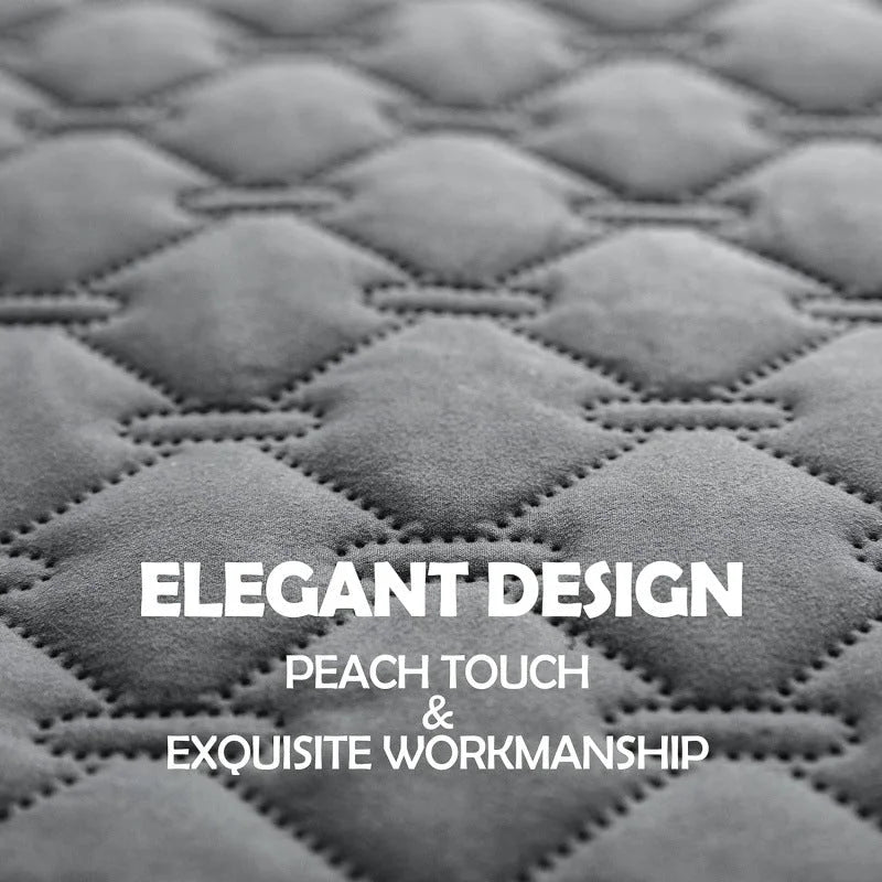 Grey 2-Sided Waterproof Pet Sofa Cover - Dog Bed Protector