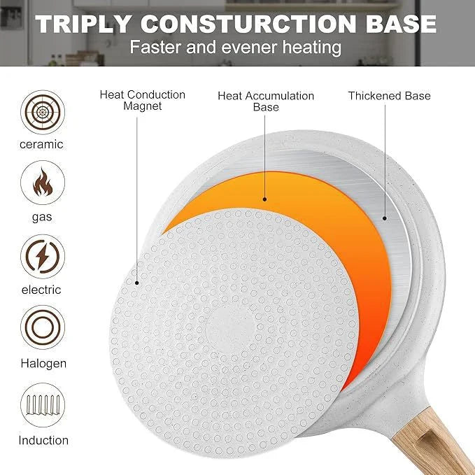 Grey 28cm Non-Stick Crepe Pan