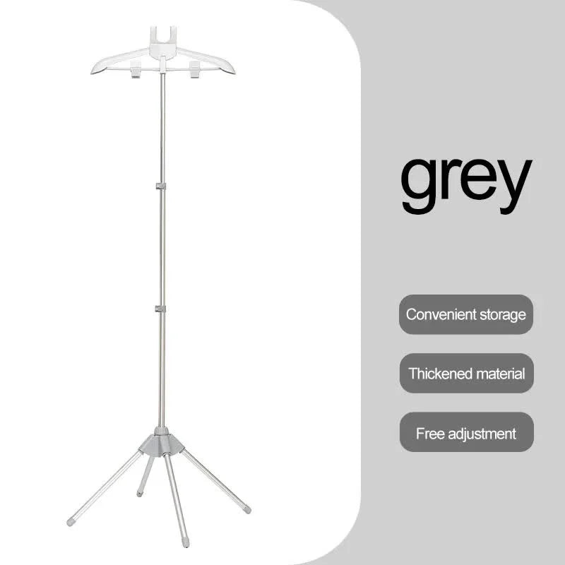 Grey Adjustable Foldable Garment Steamer Stand