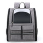 Grey Collapsible Pet Carrier Backpack with Trolley Sleeve care