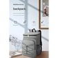 Grey Large Insulated Cooler Backpack - Leakproof