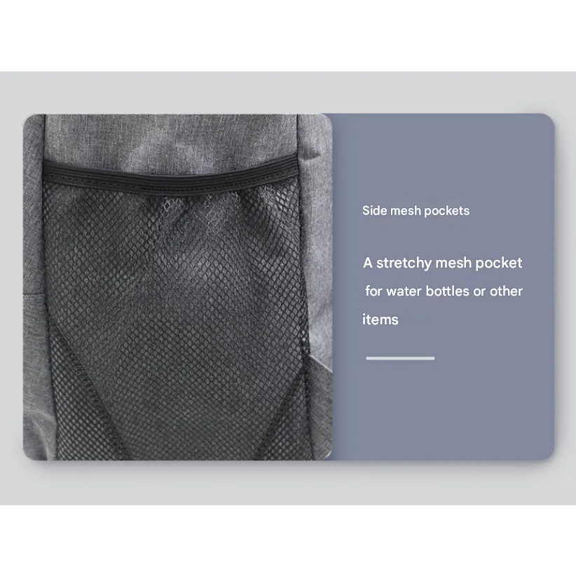 Grey Leakproof Insulated Backpack Cooler - Durable Oxford