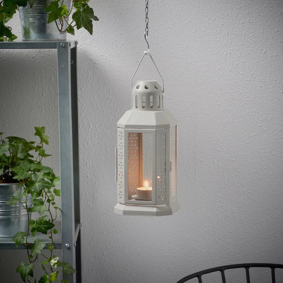 Grey Metal Miners Lantern 5 Pack - 21cm Summer Wedding Home