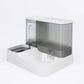Grey Pet Feeder 3L Automatic Cat Feeder and Water Dispenser