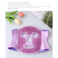 Grey Reusable Cooling Gel Bead Face Mask and Eye Mask Set