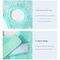 Grey Reusable Cooling Gel Bead Face Mask and Eye Mask Set