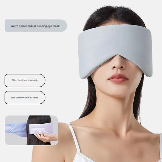 Grey Reversible All-Season Sleep Mask - Cooling & Warming