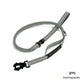 Grey Shock Absorbing Dog Leash with Reflective Stitching 135cm
