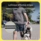 Grey Shock Absorbing Dog Leash with Reflective Stitching