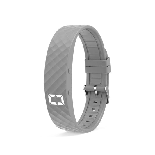 Grey Smart Vibrating Alarm Watch Digital Fitness Tracker