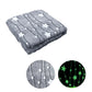 Grey Stars Throw Rug Glow in the Dark 125x152 cm - Home &