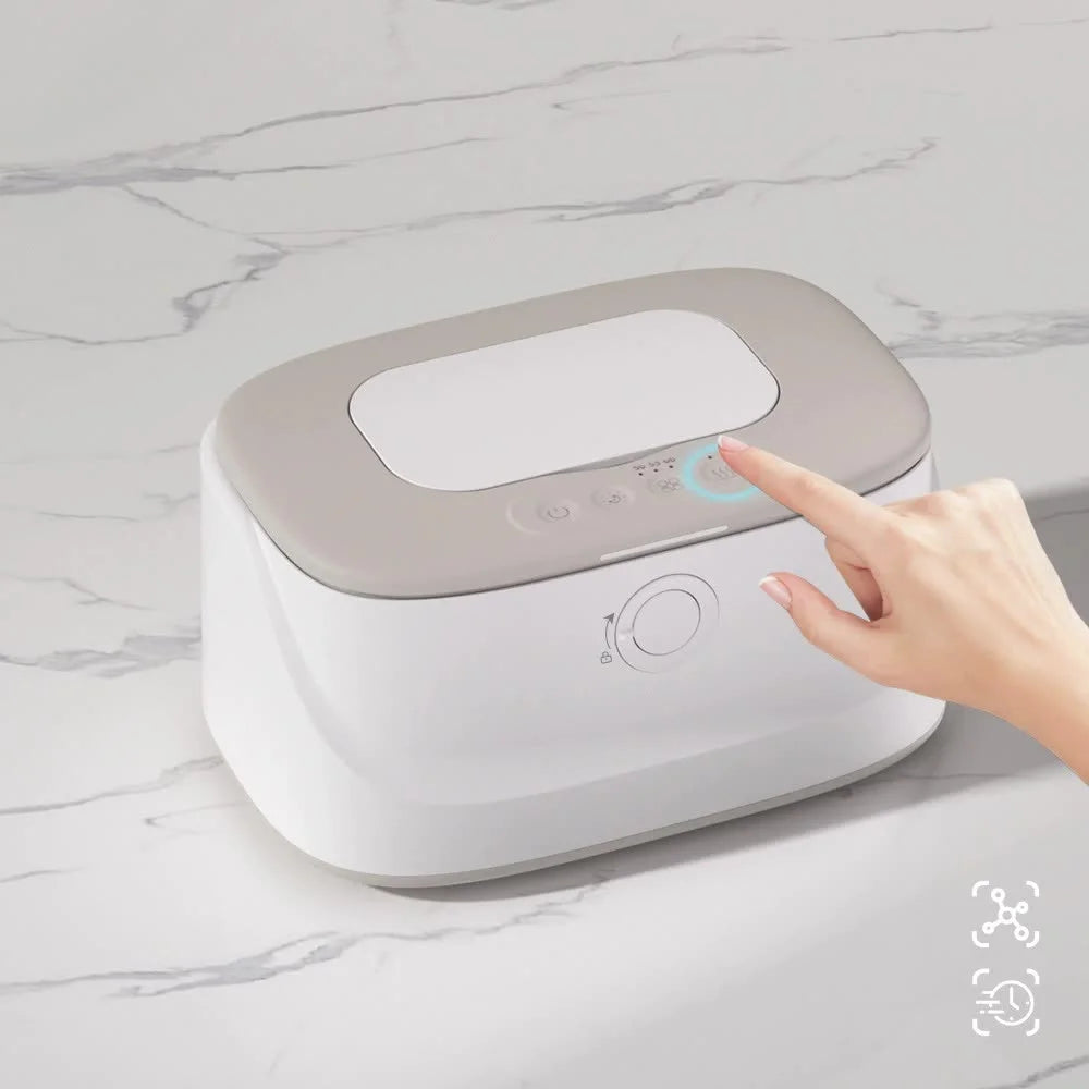 Grey USB Powered Baby Wet Wipes Warmer Portable