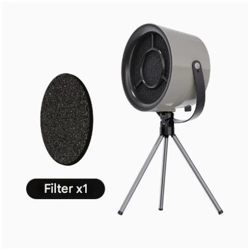 Grey With a Filter Portable Retro-Style Desktop Air