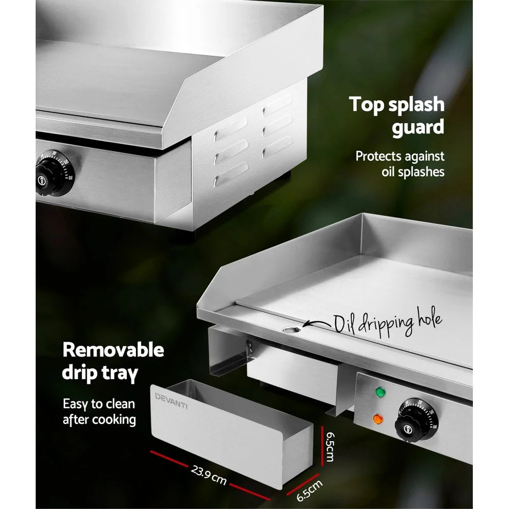 Griddle Hot Plate 3000W Stainless Steel appliances 885
