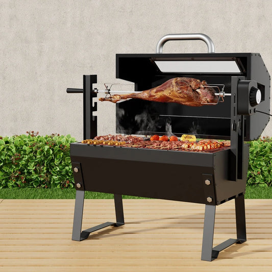 Grillz BBQ Grill Charcoal Electric Smoker Roaster - Home &