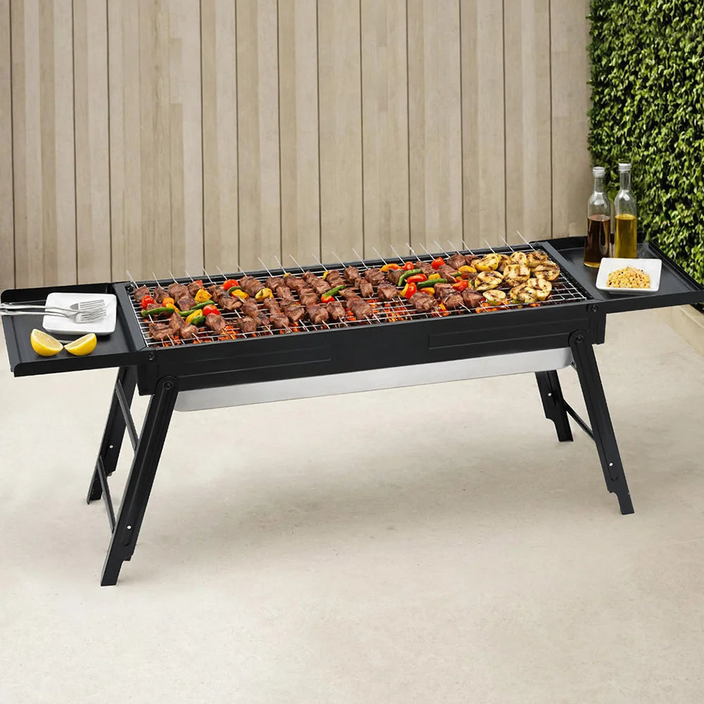 Charcoal grillz bbq grill with boxed accessories and matching pieces
