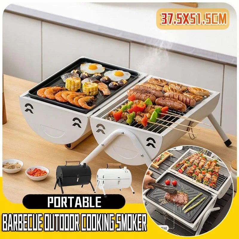 Grillz Charcoal BBQ Portable Grill Camping Barbecue Outdoor