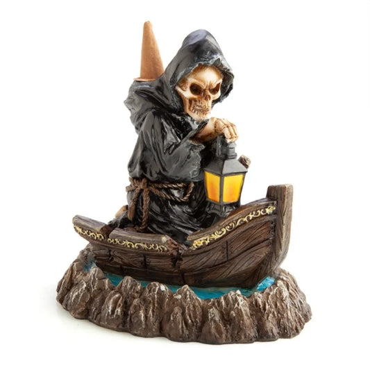 Grim Reaper Backflow Incense Burner - Health & Beauty >