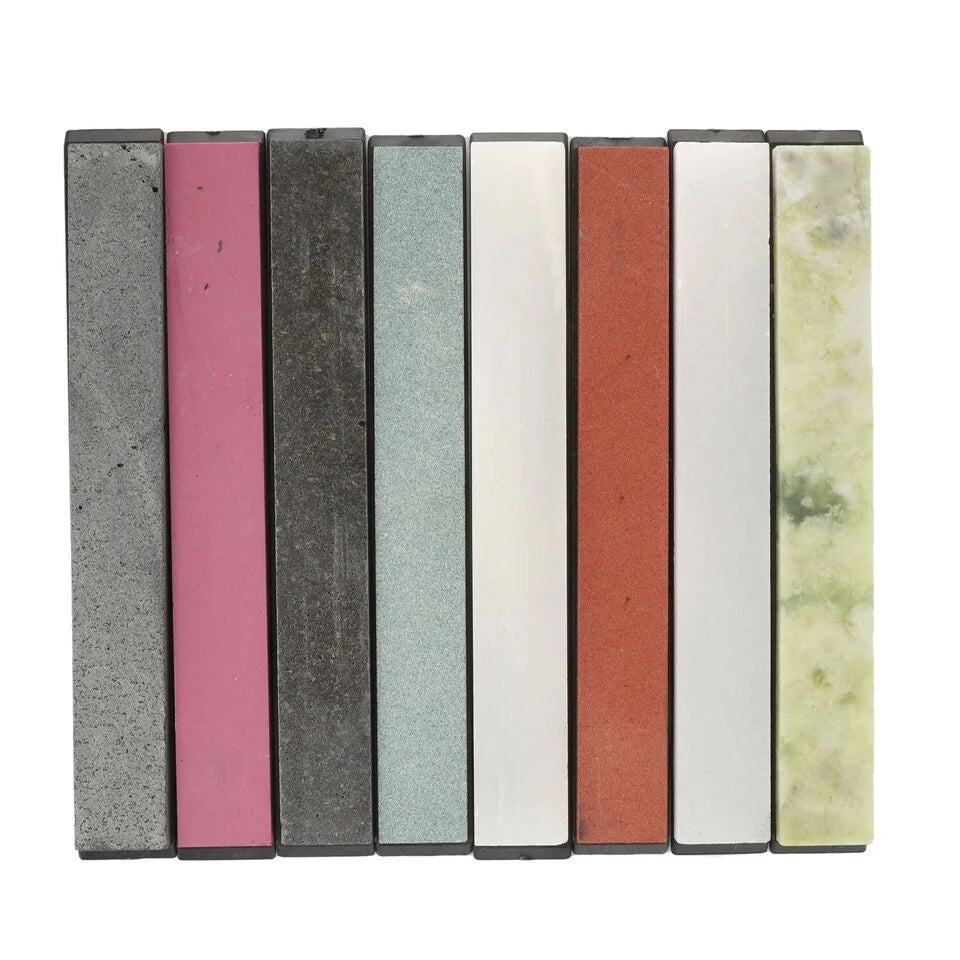 Grindstone Whetstone Sharpening Stone Set 8PCS - Home &