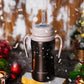 Grosmimi Dark Stainless Straw Cup 300ml White